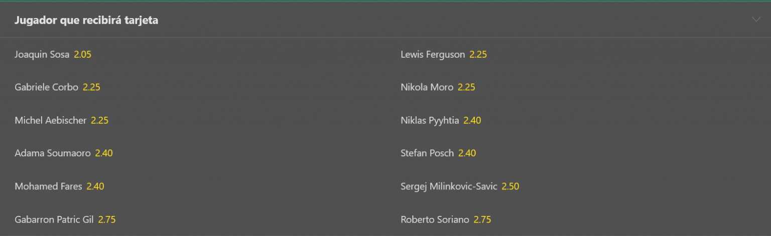 Cómo Apostar a Tarjetas en Fútbol | Consejos de Hándicap 2 jugador-que-recibira-tarjeta-en-Fun88