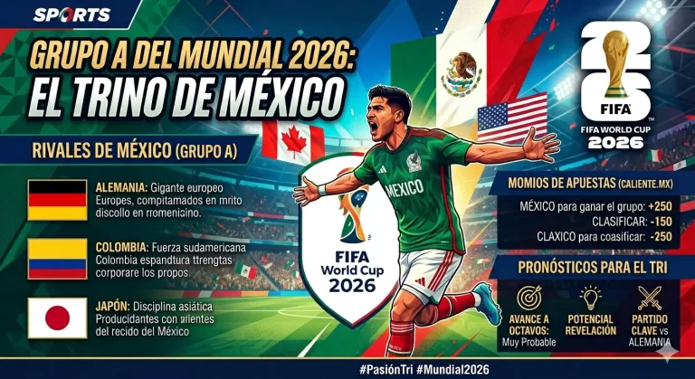 México Grupo A Mundial 2026: Rivales, Momios y Pronósticos